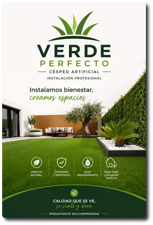 Equipo de instaladores de césped artificial