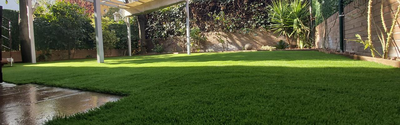 Césped artificial decorativo e interior en Boadilla del Monte